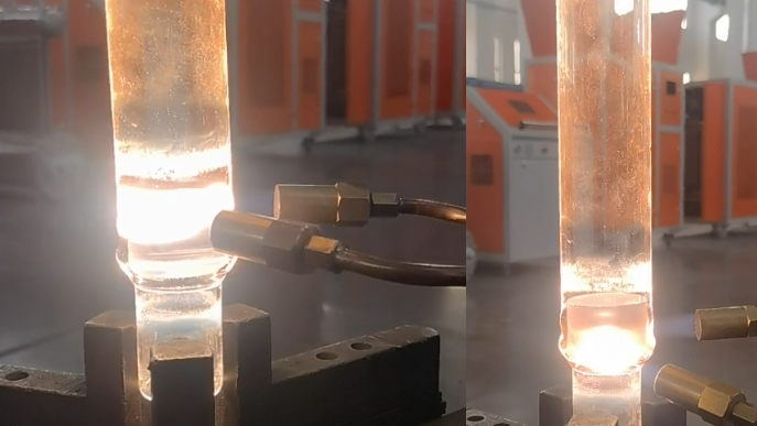 氢氧发生器在石英玻璃管熔封