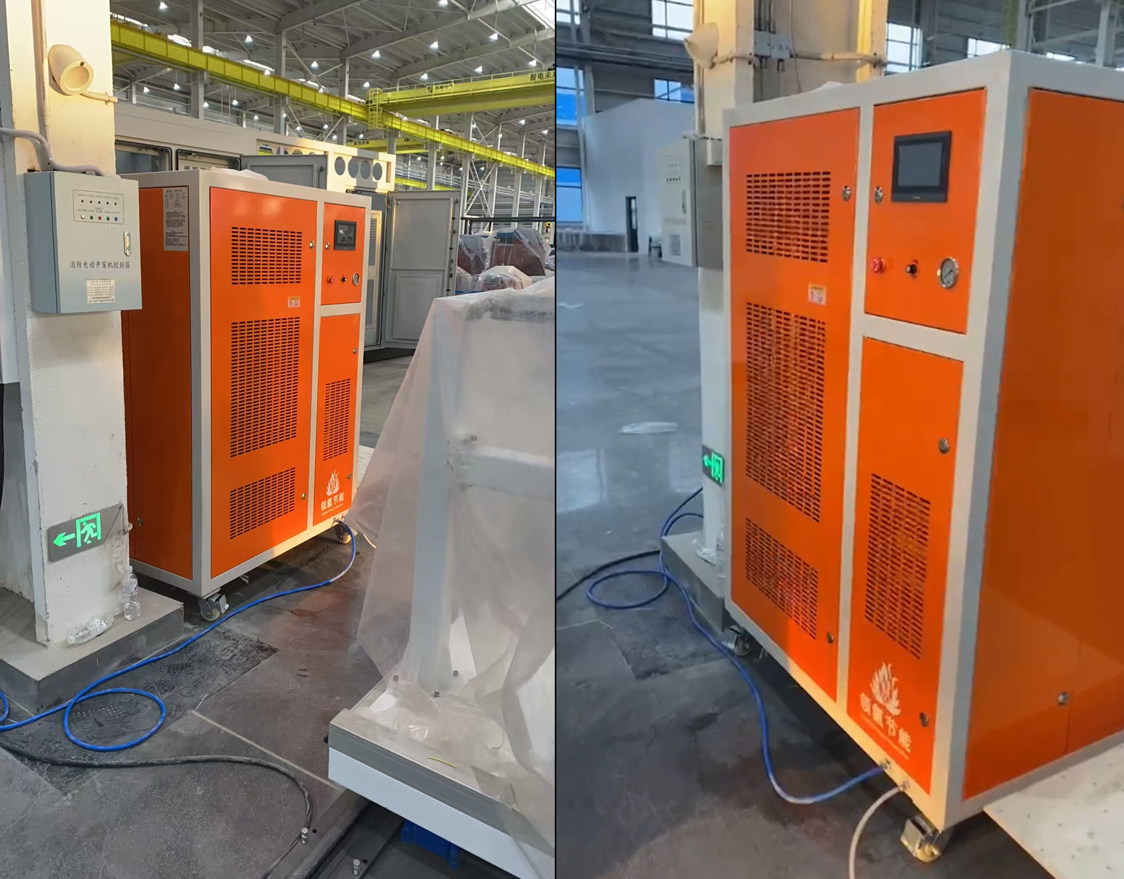 某变压器制造企业新建生产厂房完成氢氧焊机​核心设备安装调试