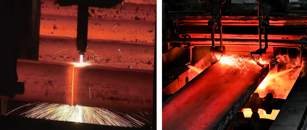 氢氧发生器火焰切割机解决方案现场布置切割设备