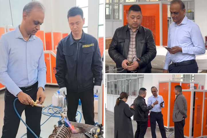 印度客户到访考察，共探氢氧焊机合作新机遇